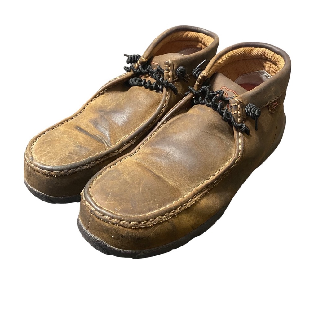 TWISTED X WOMEN'S DRIVING MOC WORK SHOES - STEEL TOE WDMST01 9.5 M